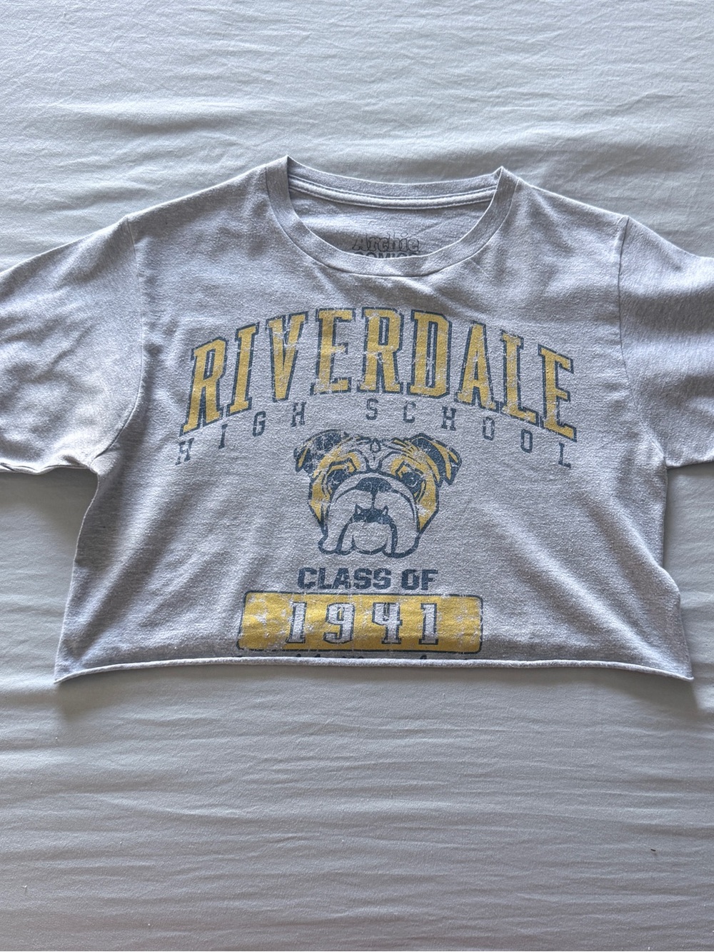 Riverdale High School Branded Cropped Graphic Tee (S)